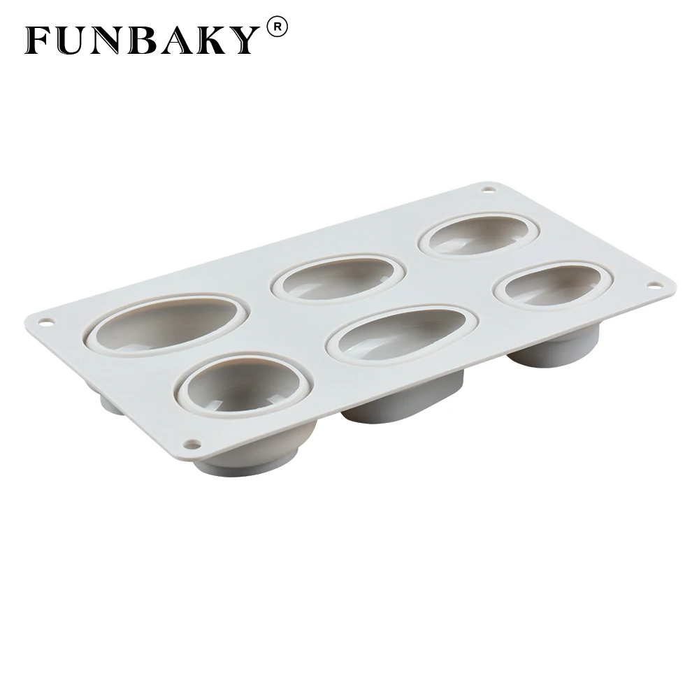 FUNBAKY 6 полости 3D Камень мыло, силиконовая форма формы для изготовления мыла DIY ручной работы ремесла формы антипригарные формы
