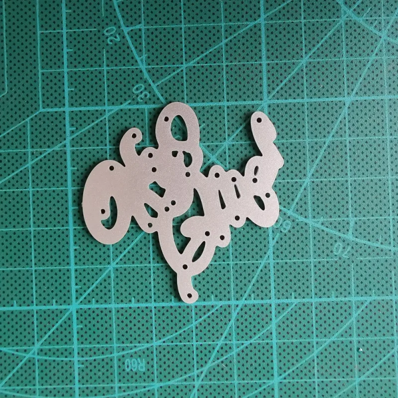 Творческие слова металлические Вырубные штампы рандомный трафарет альбом для