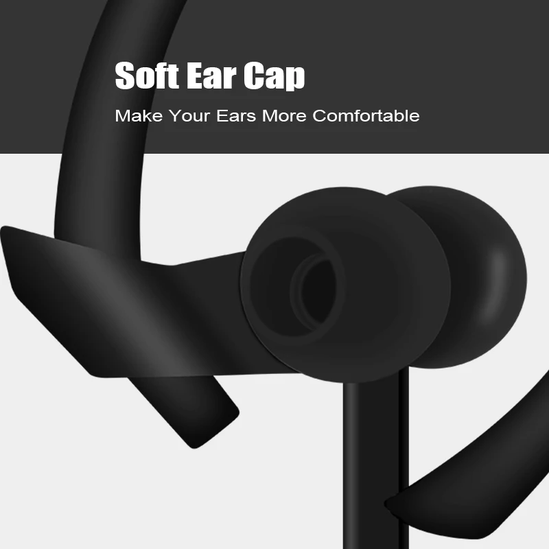 M & J Оригинальные спортивные наушники супер бас с защитой от пота для бега