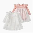 Комбинезон детский весенне-осенний, с цветочным принтом