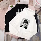 Хлопковая толстовка, толстовки, женские топы, утепленная уличная одежда, повседневная Весенняя Женская одежда оверсайз, крутая Женская худи в стиле панк с рисунком