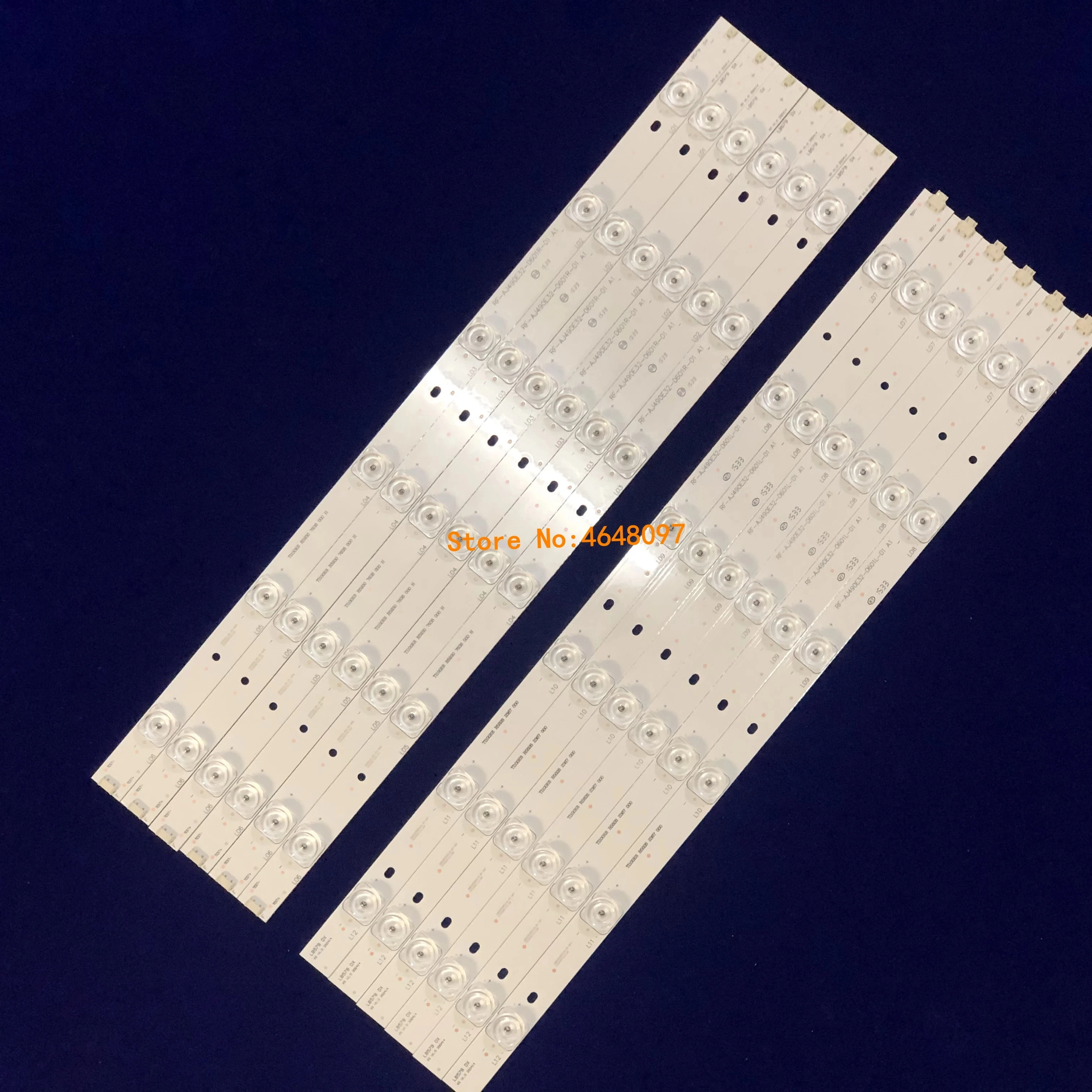 Светодиодный подсветка полосы (12) для Sharp RF AJ490E32 0601L 01 0601R A1 LC 49CFE6031K 49CFF5001K 49CFE6032E