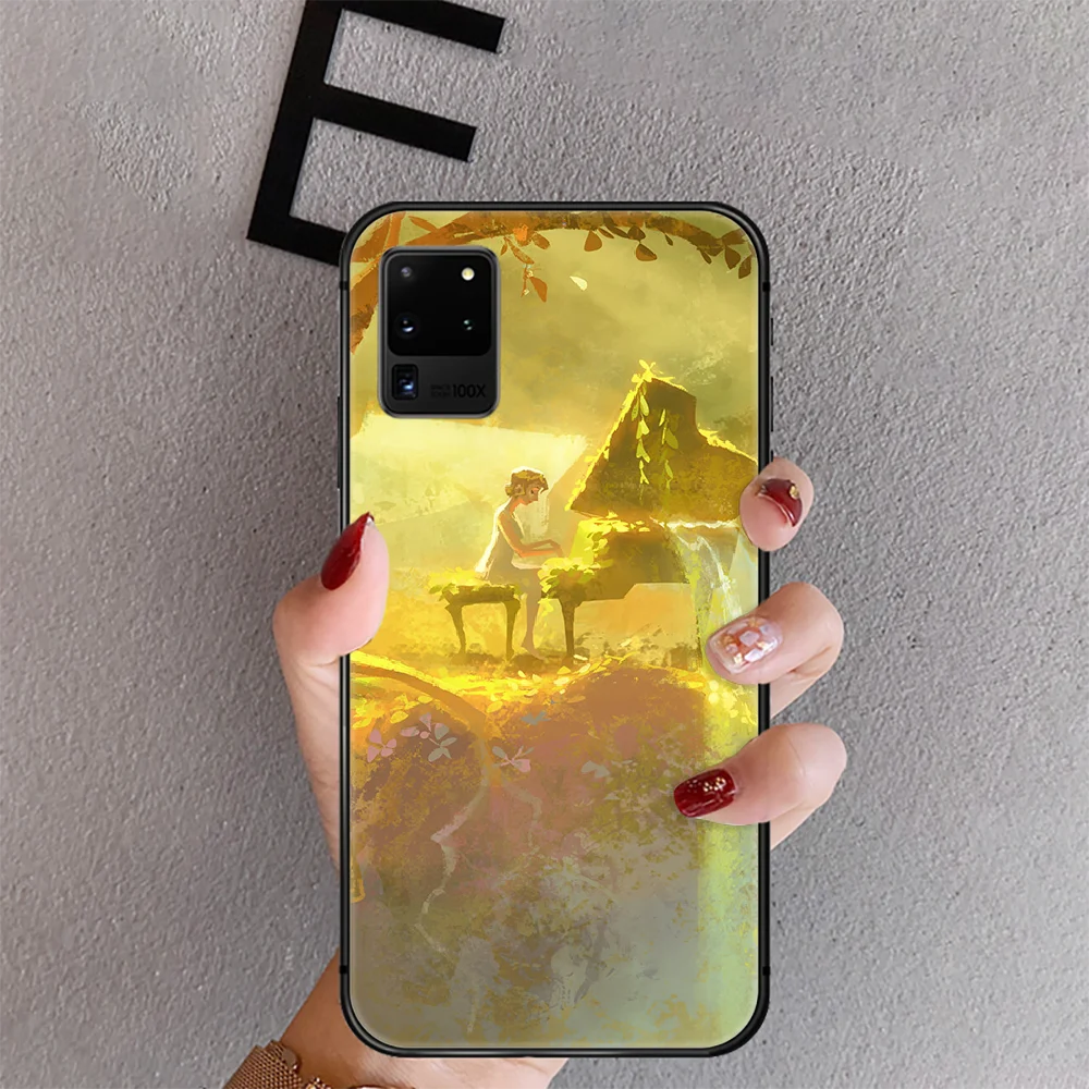 

Singer Swift Folklore Taylor Phone Case Cover For Samsung Galaxy Note S 7 8 9 10 20 10E Plus Lite Uitra Black Shell Soft Luxury