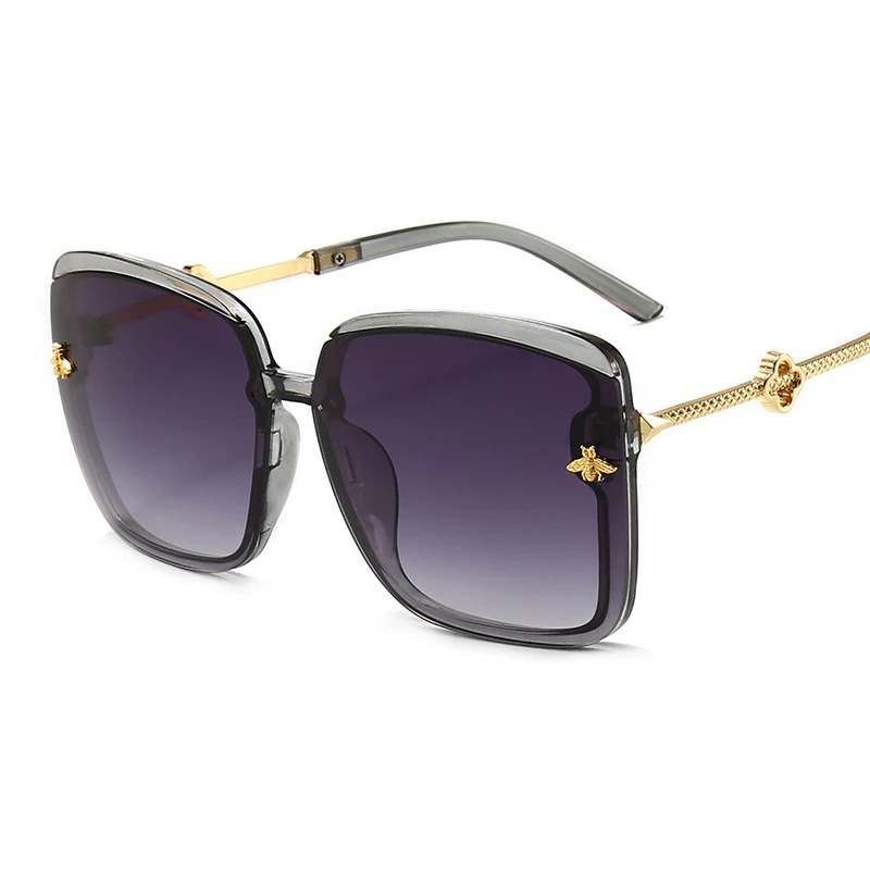 Очки солнцезащитные женские в металлической оправе роскошные винтажные