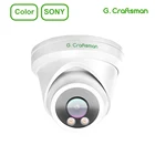 Полноцветная IP-камера POE SONY Sensor 5MP 4K CCTV H.265 для помещений и улицы, аудио-и видеонаблюдение Onvif Color Vu G.Craftsm