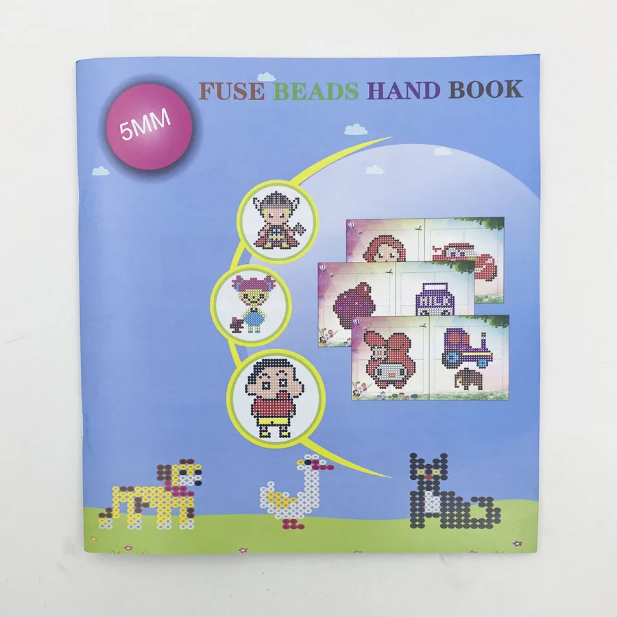 5 мм Perler учебный ручной предохранитель бисер рисунок узор атласные бусины Хама