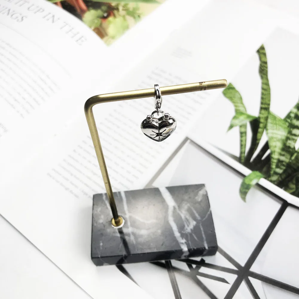 Подвеска-медальон в форме сердца Весенняя Новая бижутерия из стерлингового