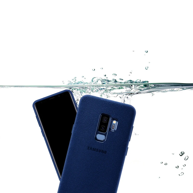 Чехол для Samsung S9 оригинальная официальная Роскошная замшевая задняя крышка с