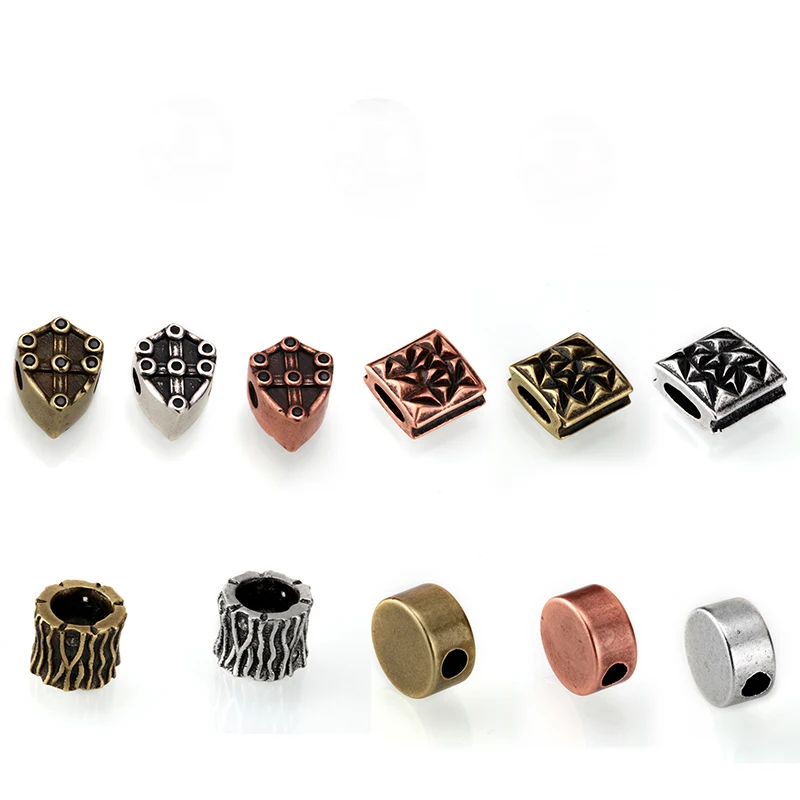 Металлические разделительные бусины разделители позолоченные/стальные цветные