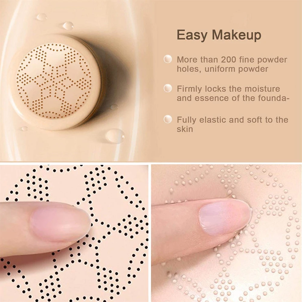 

Air Cushion Cc Cream Mushroom Head Foundation Moisturizing Bb Cream Nude Makeup Long Lasting Matte Concealer Whiten Foundation