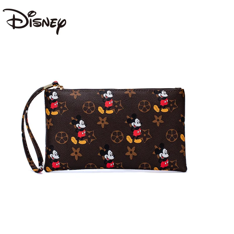 

Disney 2021 New Ladies Wallet Bag European and American Clutch Bag Long Leather Bag Coin Purse Simple Rice Mouse Small Wallet