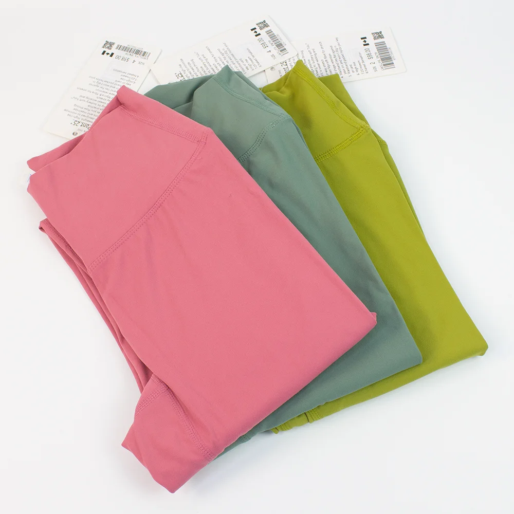 Женские леггинсы для занятий йогой мягкие брюки без переднего шва спортом