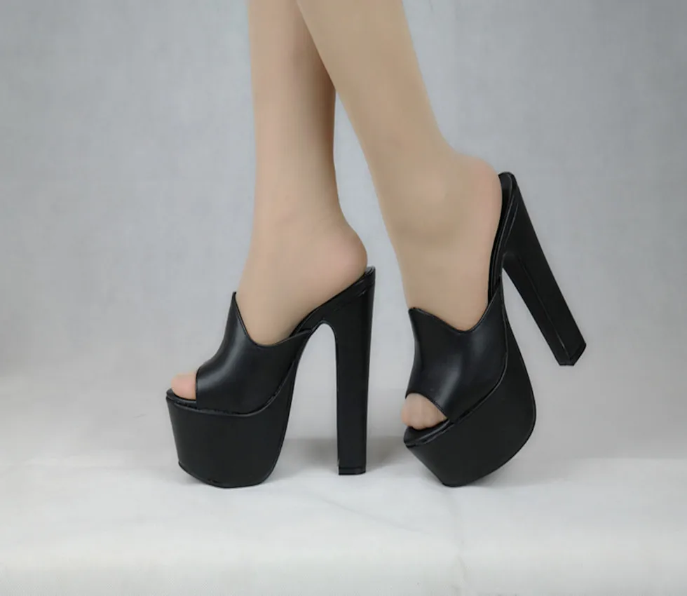 

Listed 15cm thick with elegant simple nightclub sexy thickened waterproof Platform Sandal