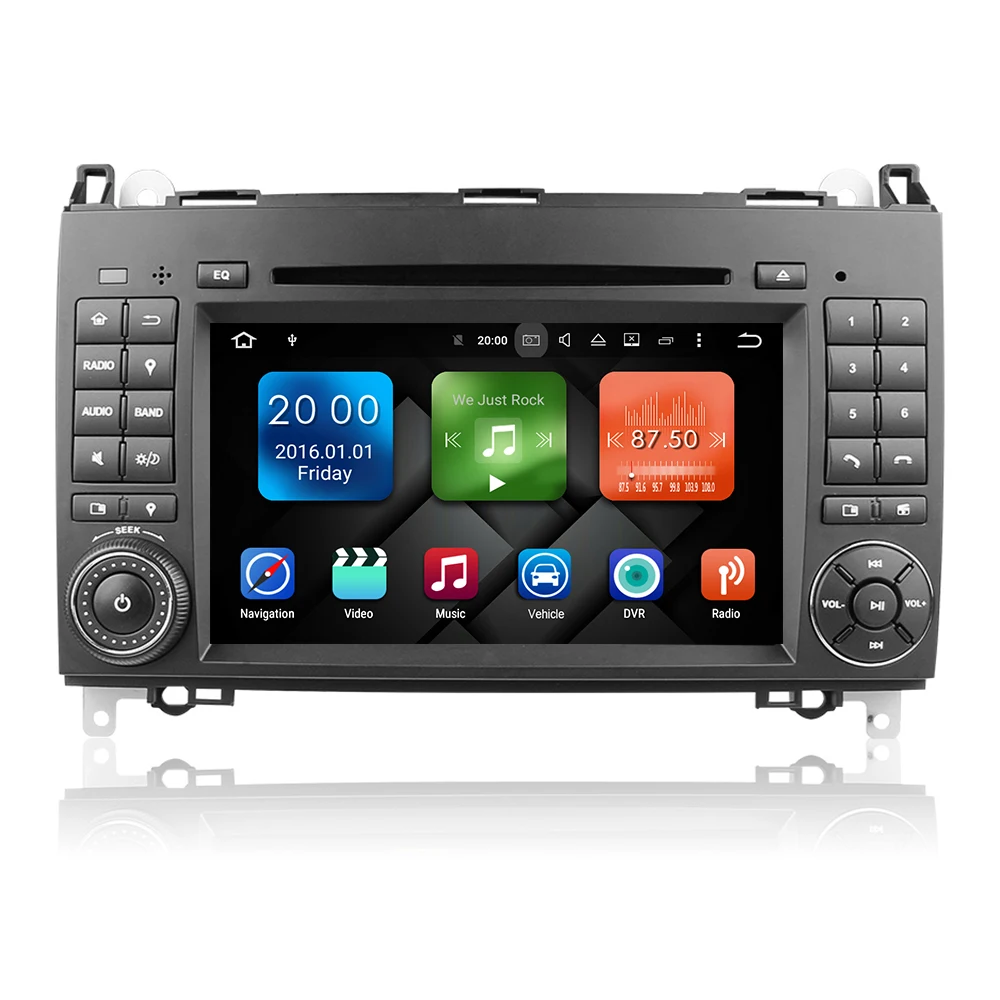 Eunavi TDA7851 Android 9 0 автомобильный DVD мультимедийный плеер для Mercedes Benz Sprinter W209 W169Viano Vito