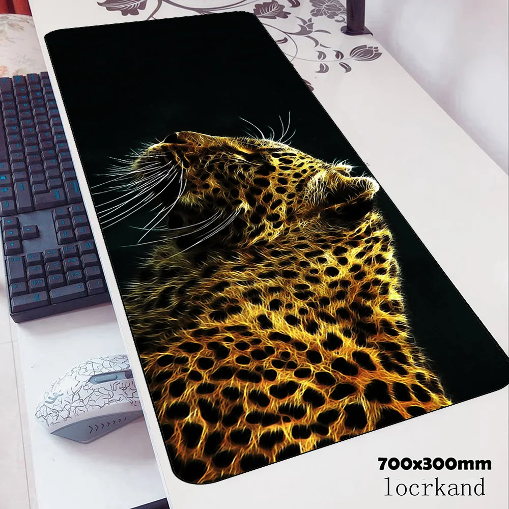 Коврики для мыши с изображением кошки 70x30 см тигровый коврик ноутбука