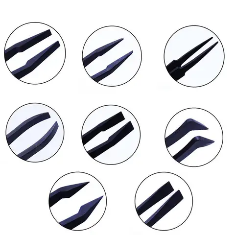 4-8 шт./компл., набор инструментов для ювелирных изделий из эпоксидной смолы, пластиковые пинцеты, наборы DIY, инструменты для форм из эпоксидной смолы, компоненты для изготовления ювелирных изделий ручной работы