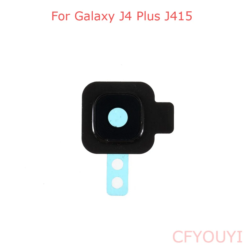 Для Samsung Galaxy J4 + Plus J415 Задняя крышка объектива камеры со стеклянным