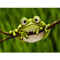full squareround drill 5d diy diamond painting cute frog 3d rhinestone embroidery cross stitch 5d home decor gift