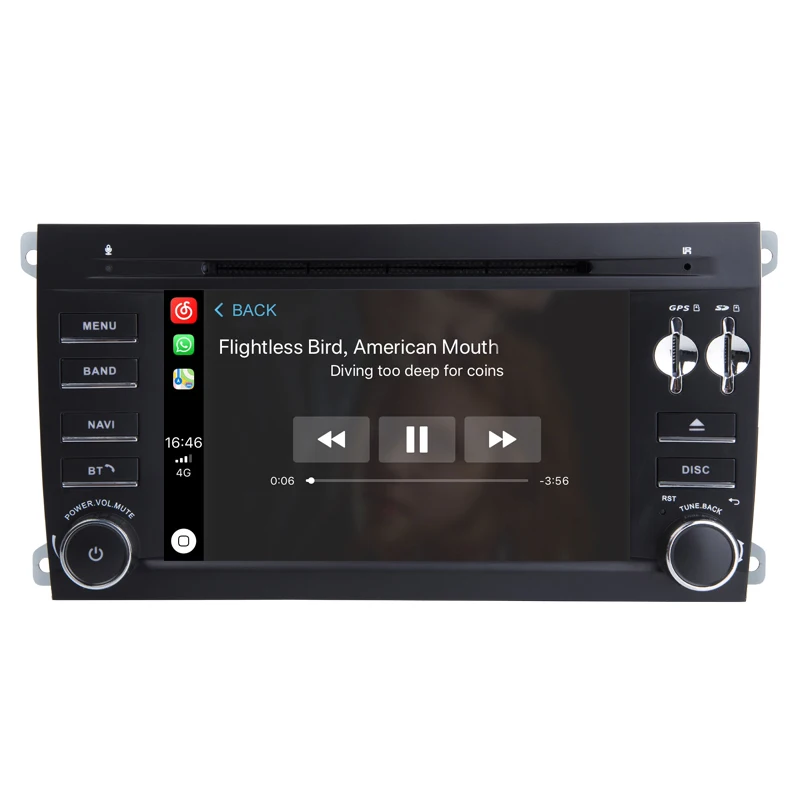 Автомобильный мультимедийный DVD-плеер с Android 9 0 система CarPlay для Porsche Cayenne S GTS 2003-2010