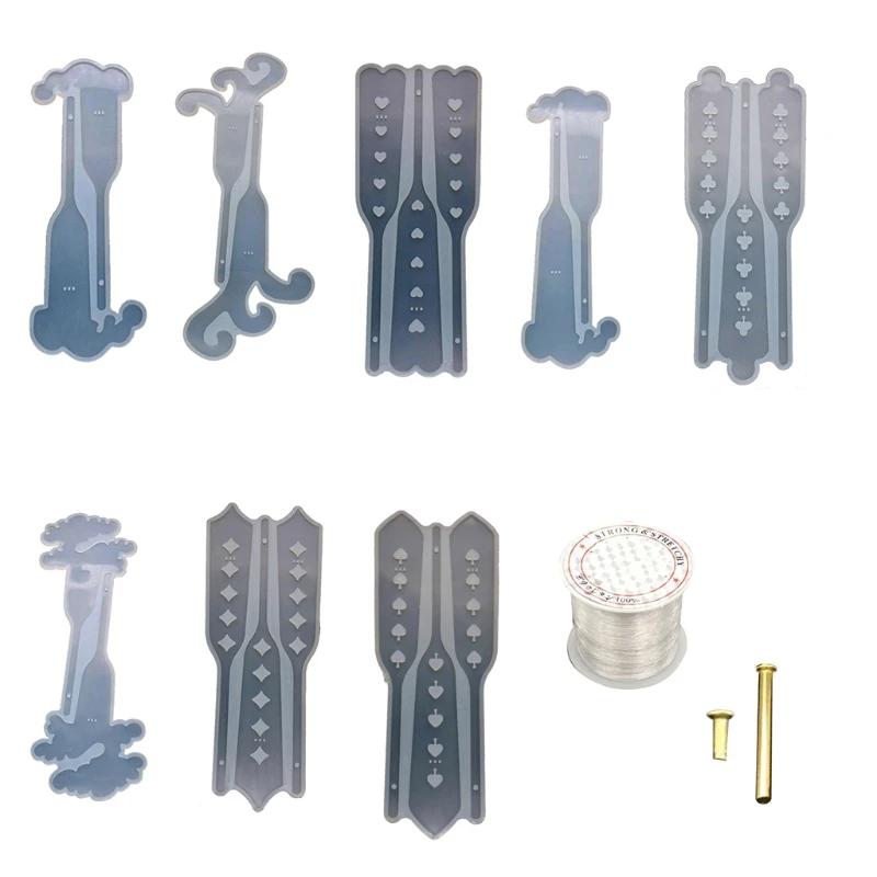 

Новинка 2021, модная форма для отлива из смолы, силиконовая форма, сделай сам, веер, закладки для изготовления поделок, тренд 2020