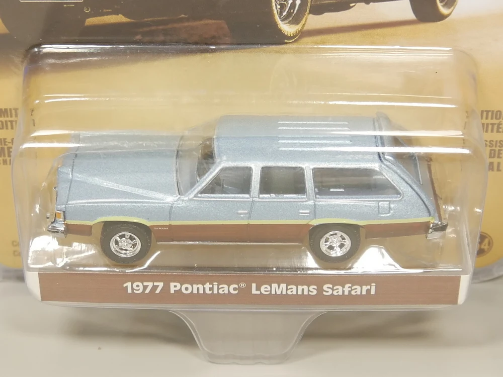 GreenLight 1:64 1977 Pon tiac LeMans Safari бутик из сплава игрушки для детей модель оригинальная