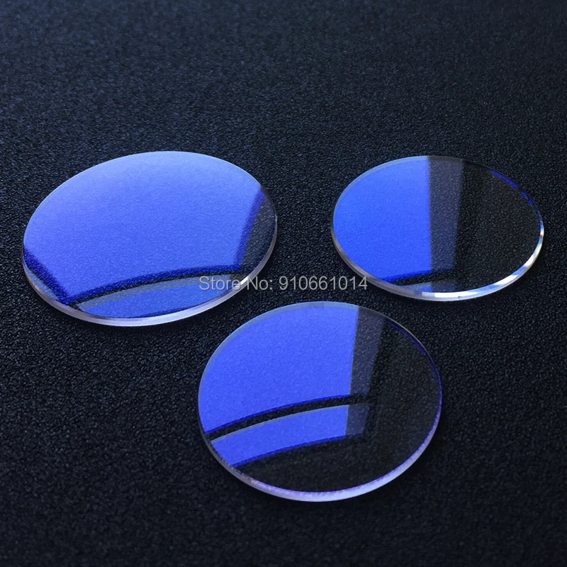 Голубое покрытие Двойной Купол толщина 1 2 мм диаметр 38 5 купольное сапфировое