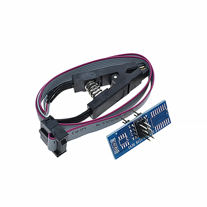 CH341A XTW100 24 25 серия EEPROM Flash BIOS CH341 USB программатор модуль + SOIC8 SOP8 тестовый зажим для