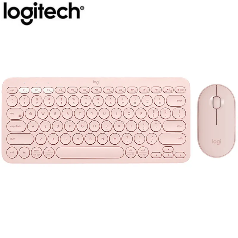 

Logitech K380 Bluetooth wireless keyboard linemate mouse multi-color mute ipad tablet desktop mobile phone office game external
