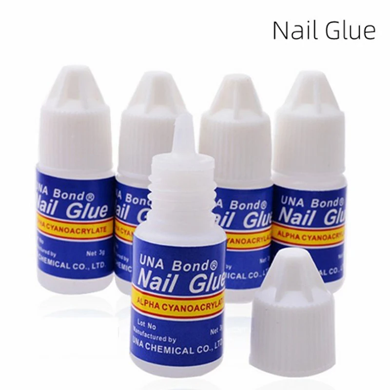

5 шт., быстросохнущий клей для ногтей