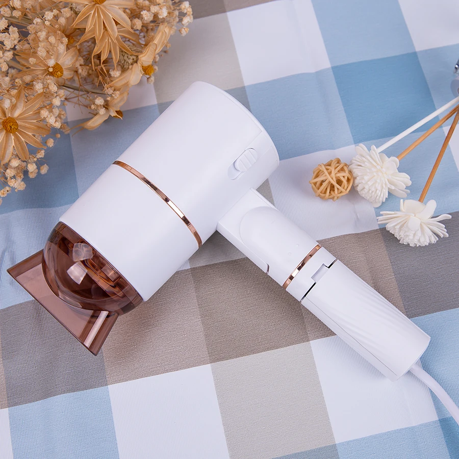 

Hair Dryers Professional Ionic Salon Hair White Dryer Fast Dry Low Noise Household Fast Dry Hairdryer Foldable Storage For Girls