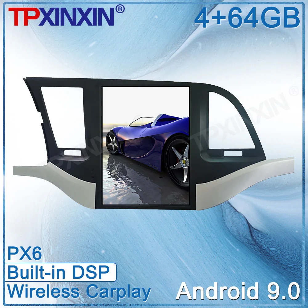 

Android For Hyundai Elantra 2016 2017 2018 Tesla Styel Car DVD Screen GPS Navigation Radio Multimedia Palyer Head Unit Recorder