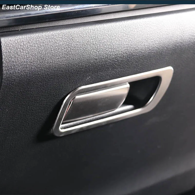 

Car Co-pilot Storage Box Handle Protective Frame Decoration Sticker Trim Cover for Mazda CX30 CX-30 CX 30 2020 2021 Accessories