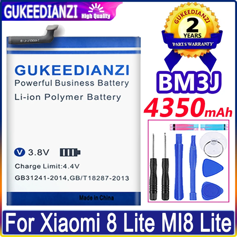 

GUKEEDIANZI Battery 4350mAh BM3J For Xiaomi 8 Lite MI8 Lite 8Lite MI8Lite Batteries