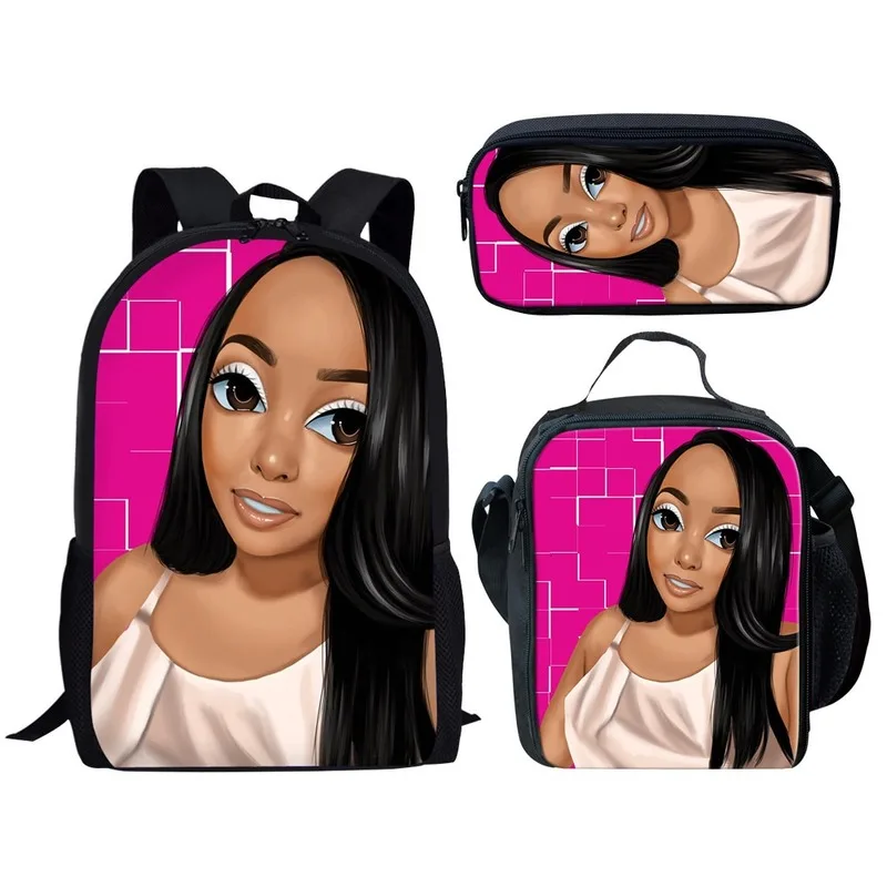 Популярные детские школьные ранцы для черной девочки Волшебная африканская