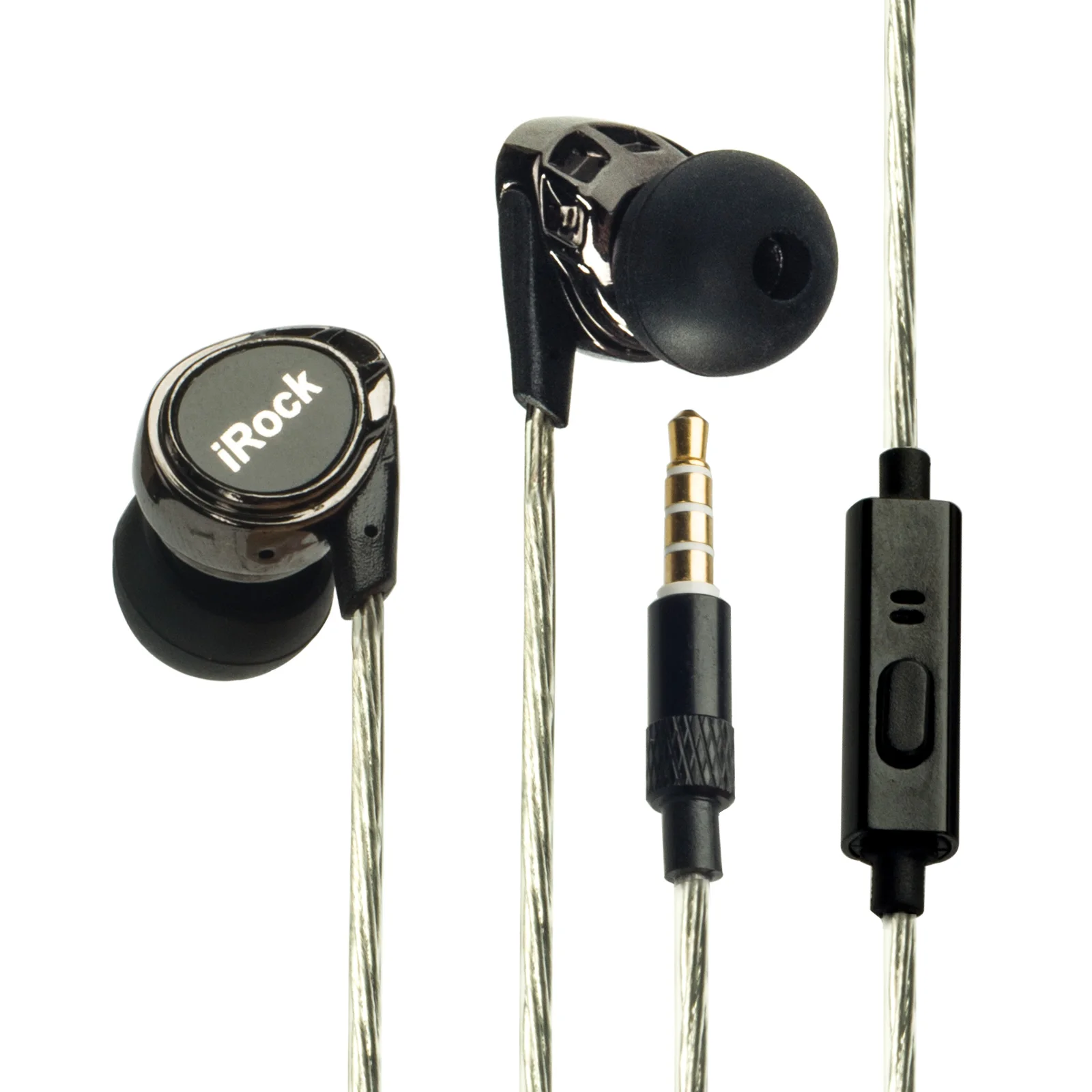 

In-Ear Hybrid Multidriver System Headphone with Mic Hifi Monitor Earphone Dual Drivers Wired Hi-Res Earbud Mini Portable