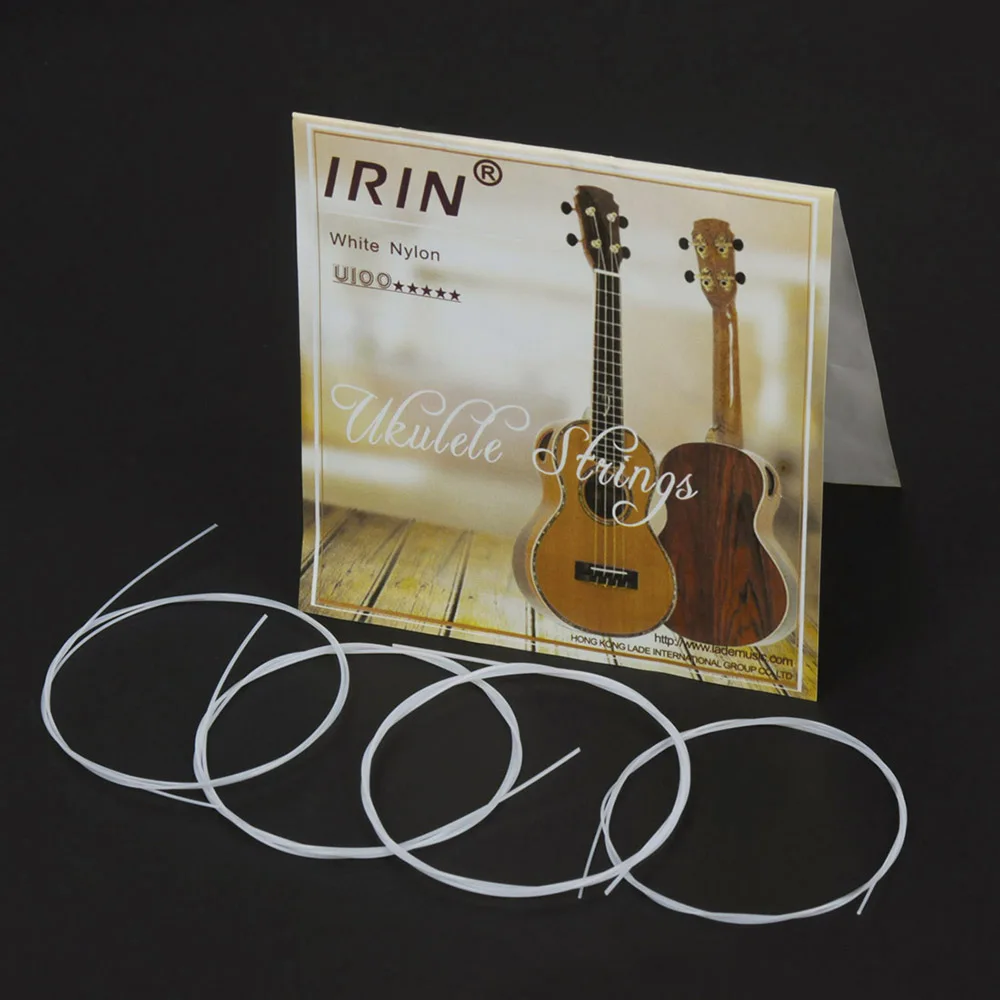 

Белая искусственная нейлоновая запасная часть IRIN, высококачественные аксессуары для музыкальных инструментов для 4-струнной гавайской гитары