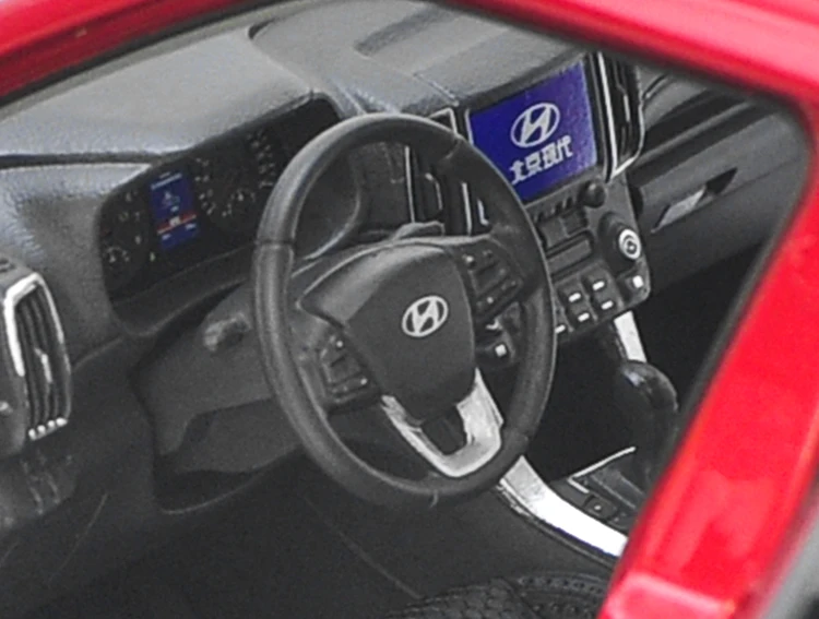 1:18 литье под давлением модель для hyundai IX35 красный внедорожник Игрушечная машина из сплава миниатюрная коллекция подарки Tucson IX 35