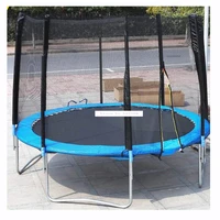 10 Feet High Quality Practical Trampoline With Safe Protective Net Jump Safe Bundle Spring Safety With Ladder Load Weight 400kg
