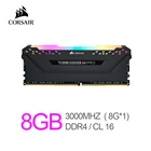 Оперативная память Corsair Vengeance RGB Pro, 8 Гб (1x8 ГБ) DDR4 3000 (PC4-24000) C16, настольная память, черный