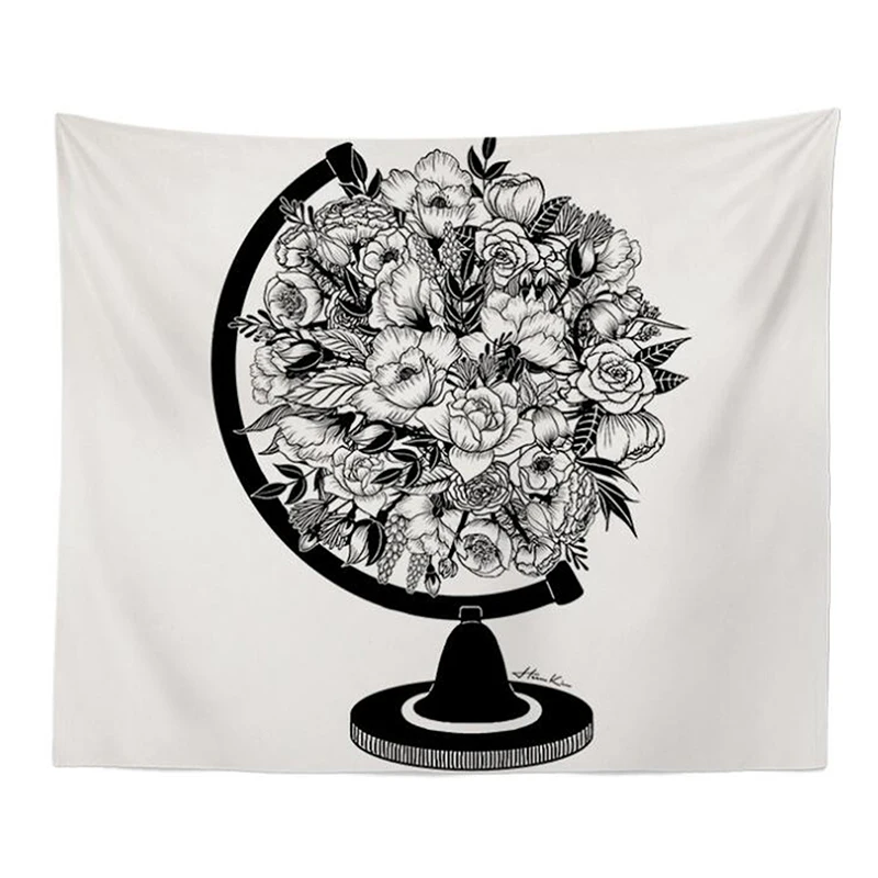 Простой гобеленовый фон с изображением персонажей из мультфильмов настенный