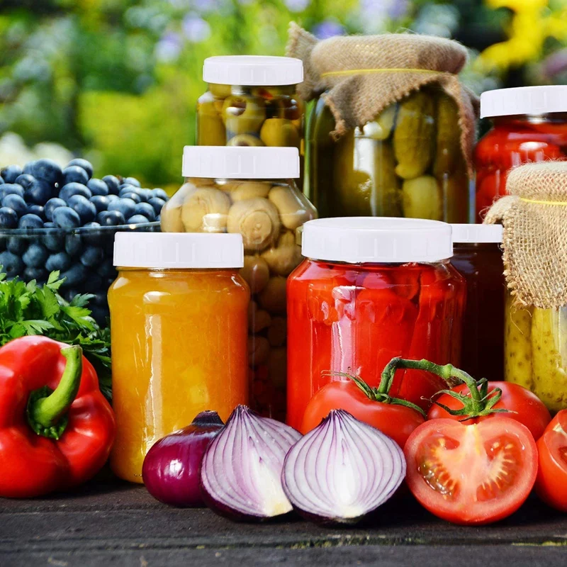 Акция! 20 шт. пластиковые крышки для банок керамики |