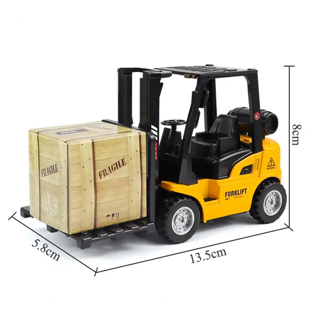 Инерционная игрушка-вилочный погрузчик без заусенцев отличное качество