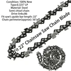 22-дюймовая цепная пила, лезвие цепной пилы, пила для резьбы по дереву, запасная часть для Stihl 0,325  