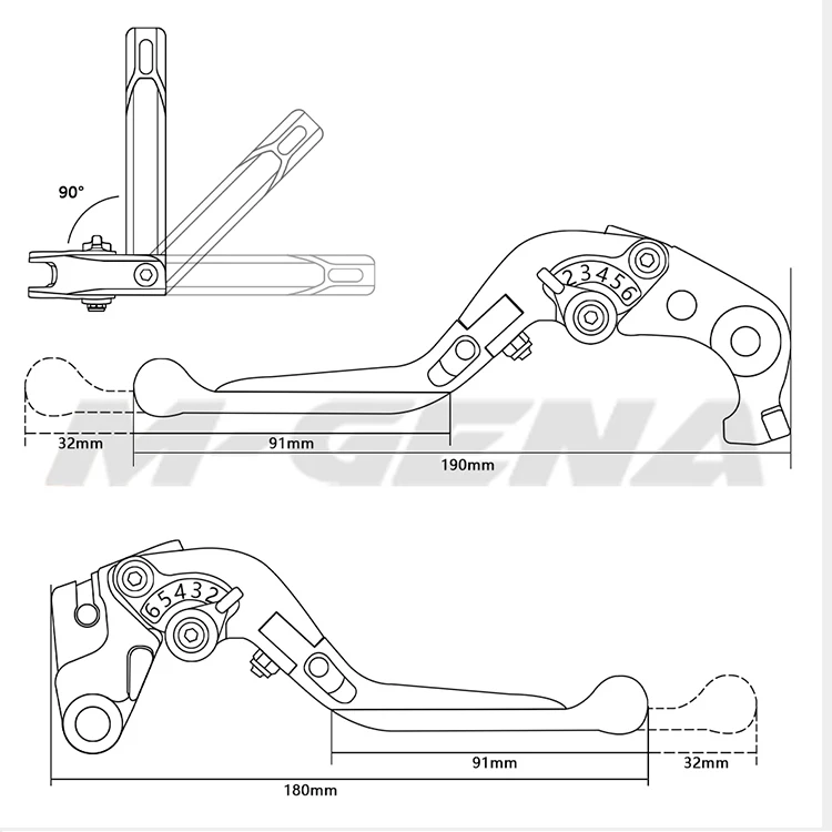 Для Z 1000 Z1000 R 2017-2018 17 18 аксессуары для мотоциклов CNC алюминиевые рычаги тормозной
