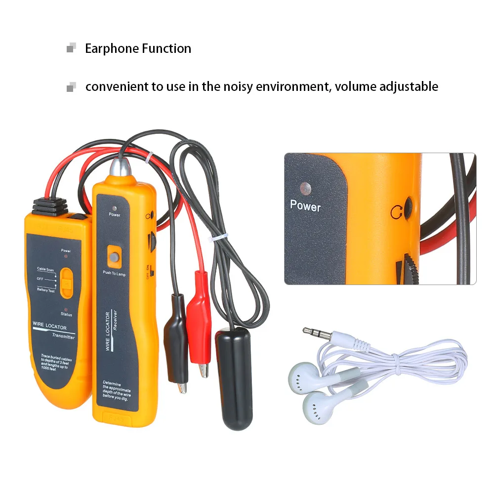 Underground Wire Locator NF-816 Cable Detection Instrument Concealed Wiring Line Finder Circuit Tester | Инструменты