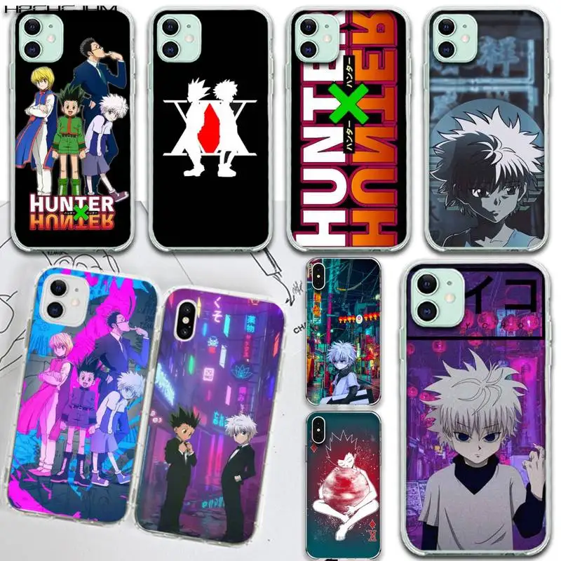 Мягкий черный Чехол HPCHCJHM для телефона в стиле аниме Hunter X hunter чехол iPhone 11 pro XS MAX 8 7 6