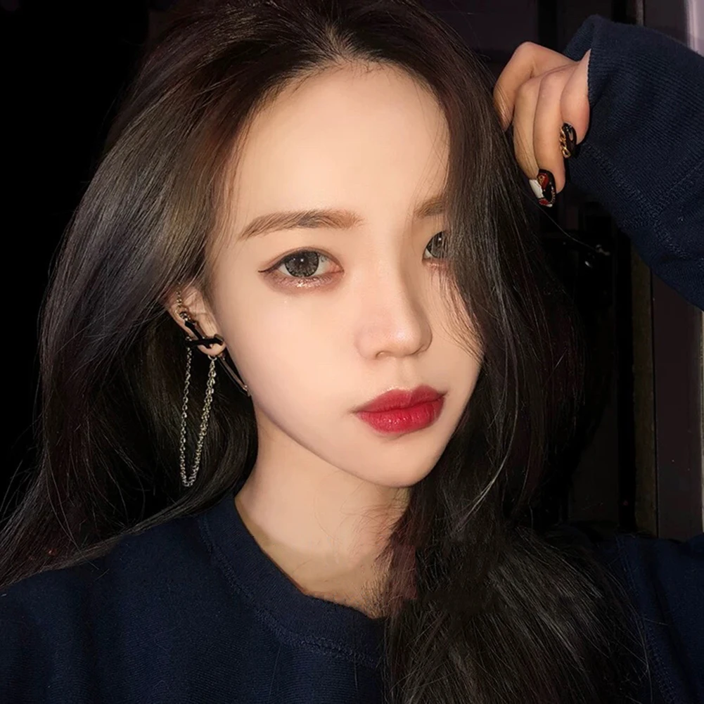 1 шт. женские промышленные серьги цепочки ювелирные изделия Для Пирсинга Ушей