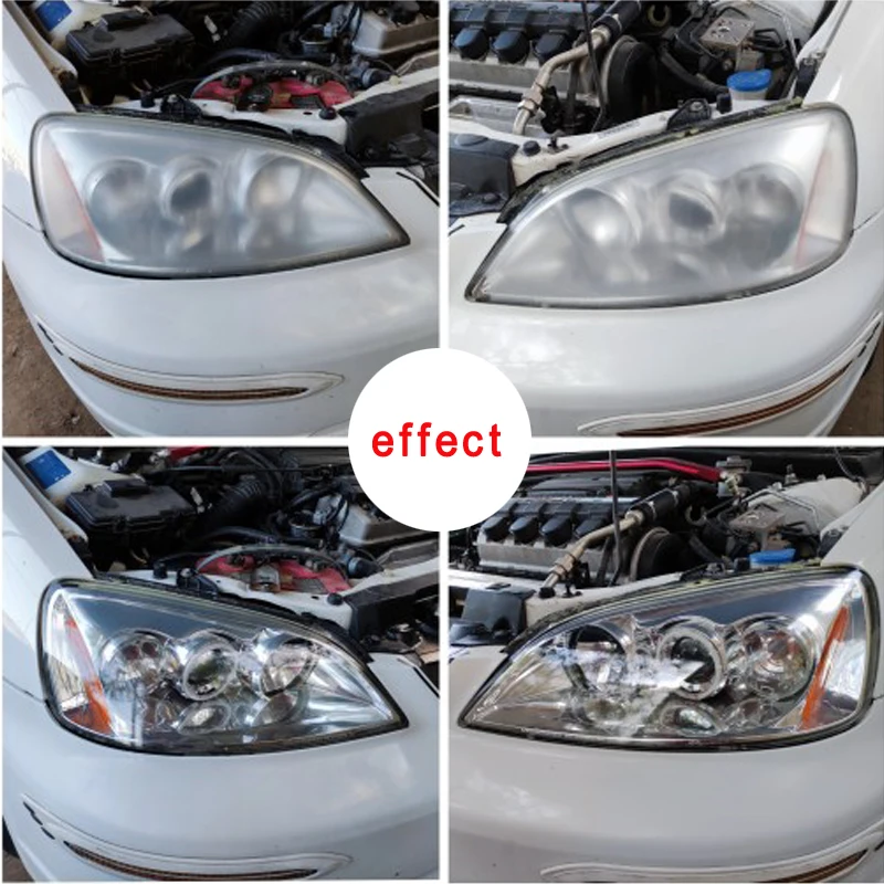 Набор для ремонта автомобильных фар средство восстановления и полировки