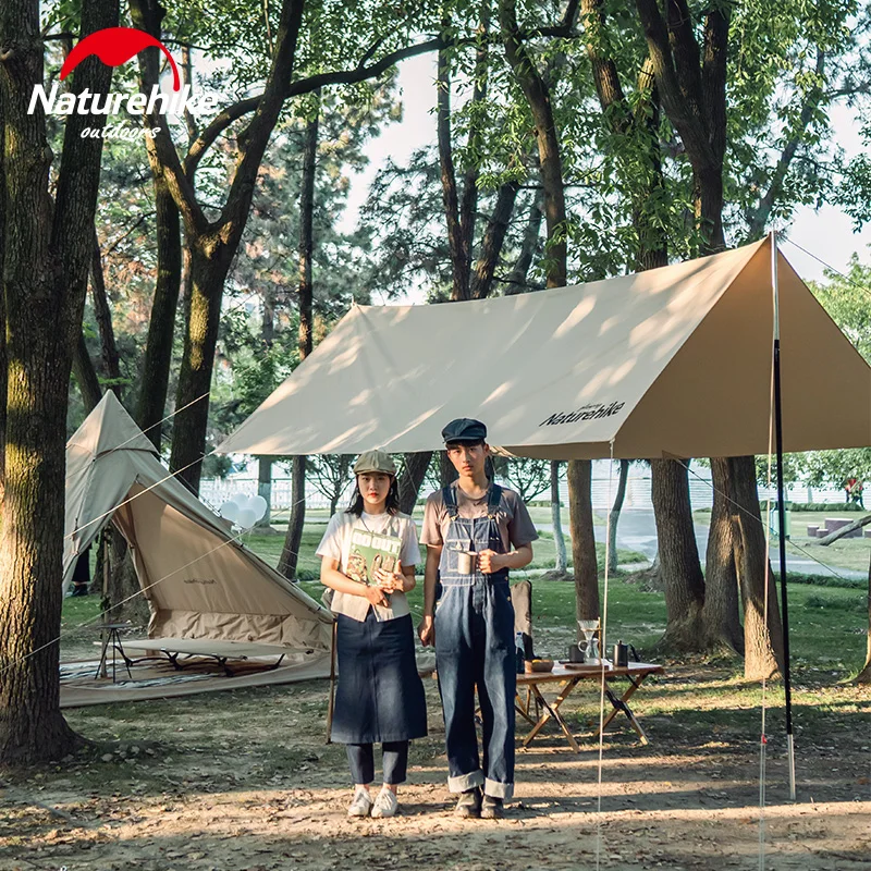 Большой навес от солнца Naturehike легкий водонепроницаемый тент-навес для всей семьи