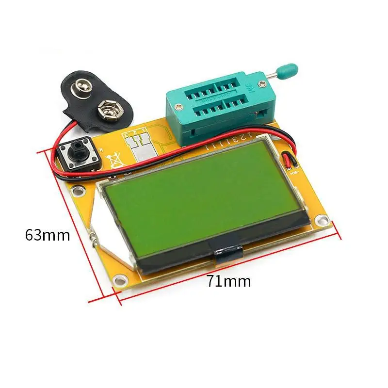 LCR-T4 Mega328 M328 LCD Screen Digital Transistor Tester Meter Backlight Diode Triode Capacitance MOS/PNP/NPN/JFET | Электронные
